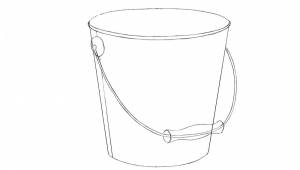 Как нарисовать ведро