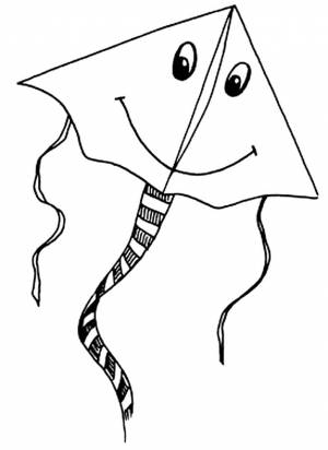 Раскраска Воздушный Змей