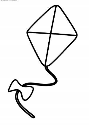 Раскраска Воздушный змей