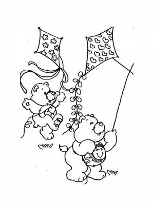 Раскраски Воздушный змей   в формате
