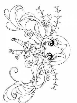 Раскраски Аниме Феи   в формате