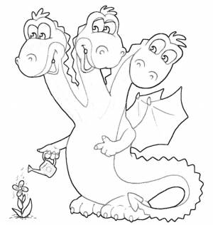 Раскраска Змей Горыныч