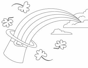 Раскраска Радуга