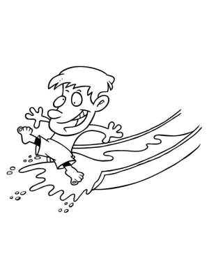 Раскраски Аквапарк