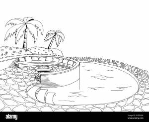 Раскраска аквапарк