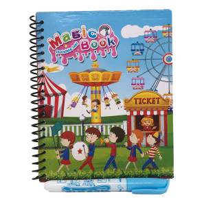 многоразовая водная раскраска Magic Book Парк аттракционов, водный маркер в комплекте, цены на Мегамаркет