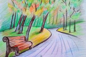 Парки Срисовки Легкие Пошаговые