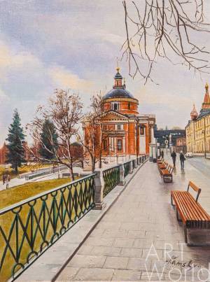 Картина Картина маслом Парк Зарядье