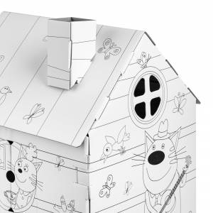НД ПЛЕЙ Домик-раскраска Три кота, картон