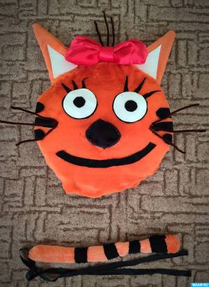 Мастер-класс по созданию головы-маски и хвоста к ростовым куклам Коржика и Карамельки