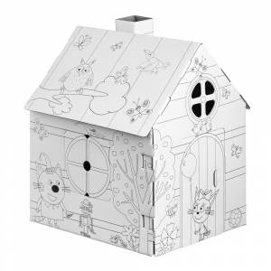 НД ПЛЕЙ Домик-раскраска Три кота, картон