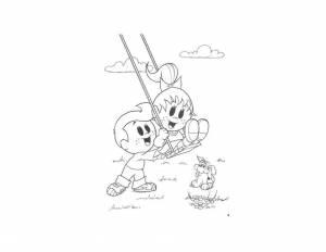 Раскраски качели, Сайт раскрасок