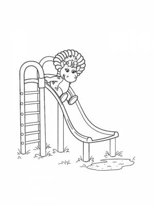 Раскраска Горка картинка