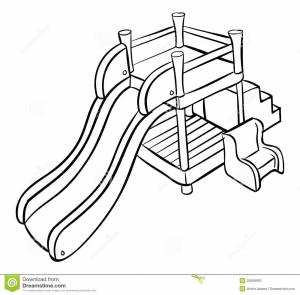 Горка раскраска