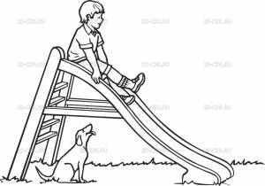 Раскраска горка