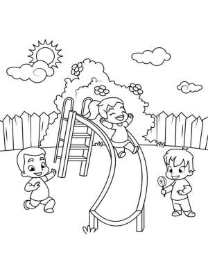 Раскраски Горка