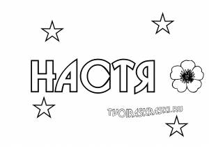 Раскраски Имена для девочек
