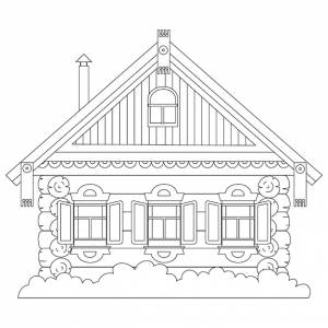 Русская сказочная изба