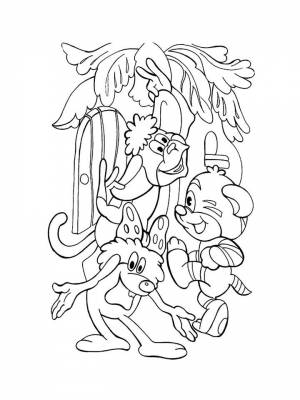 Раскраски Дюдюка   в формате