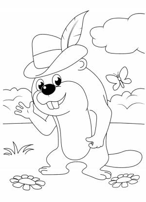 Дюдюка барбидокская раскраска