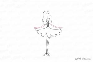 Как нарисовать Дюймовочку