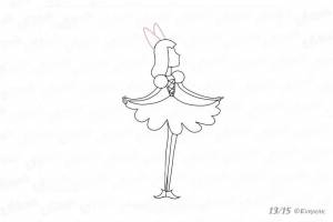 Как нарисовать Дюймовочку