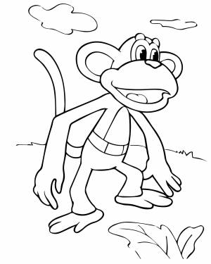 Раскраска по дороге с облаками