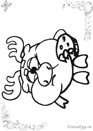 Дюдюка раскраска