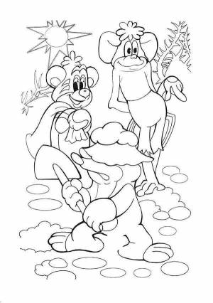 Дюдюка раскраска