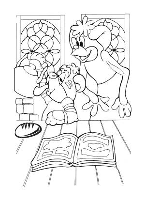 Раскраски По дороге с облаками  и  онлайн