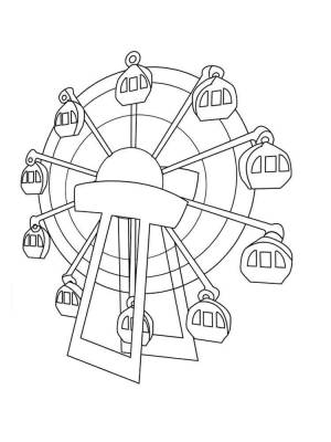 Раскраски Колесо обозрения