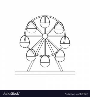 Колесо обозрения эскиз