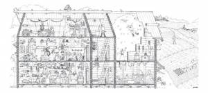 раскраски-плакаты, Русская изба, С карандашом в историю, цены на Мегамаркет