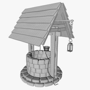 Старый колодец 3D Модель $39