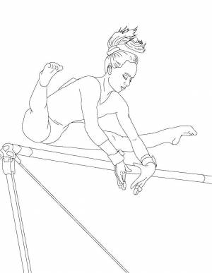 Раскраски Раскраска Спортивная гимнастика гимнастика Семья