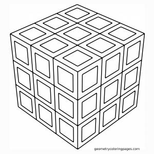 Кубик рубика раскраска