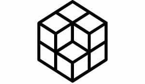 Раскраска кубик рубик ,   рисовать онлайн