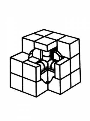 Картинка Кубик Рубика  в формате  для мальчиков