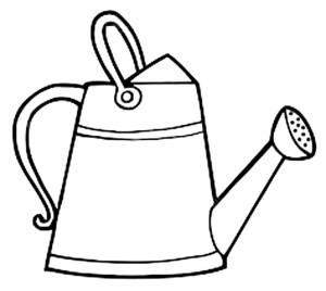 Раскраска лейка  и