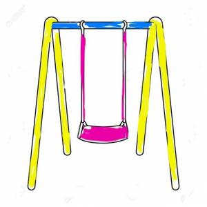 Качели детский рисунок