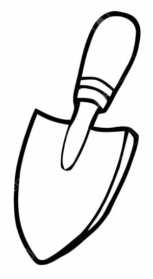 Раскраски Раскраска Лопата