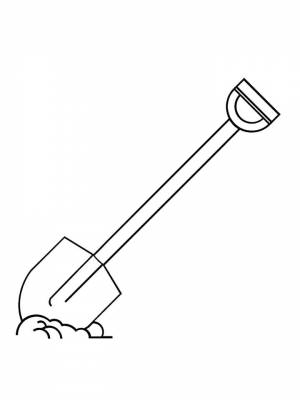 Лопата»  раскраски в быту