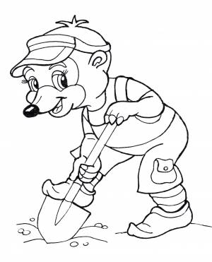 Лопата»  раскраски в быту