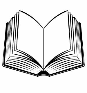 Раскраска Книга