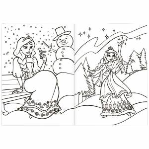 раскраска «Зимняя сказка», 16 стр