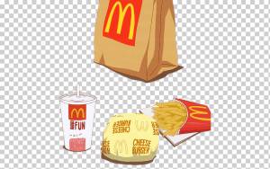 McDonald's Aesthetics Drawing Food McFlurry, ананасовая булочка, Макдональдс, эстетика, рисование png