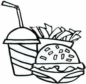 Раскраска макдоналдс