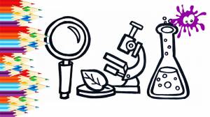 Как нарисовать микроскоп