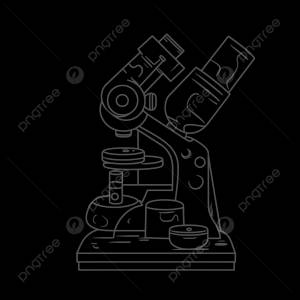 рисунок рисование эскиза контура плоского микроскопа вектор PNG , рисунок крыла, знак рисунок, простой рисунок микроскопа PNG картинки и пнг рисунок для й загрузки