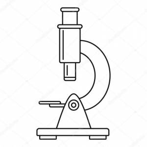 Как нарисовать микроскоп карандашом